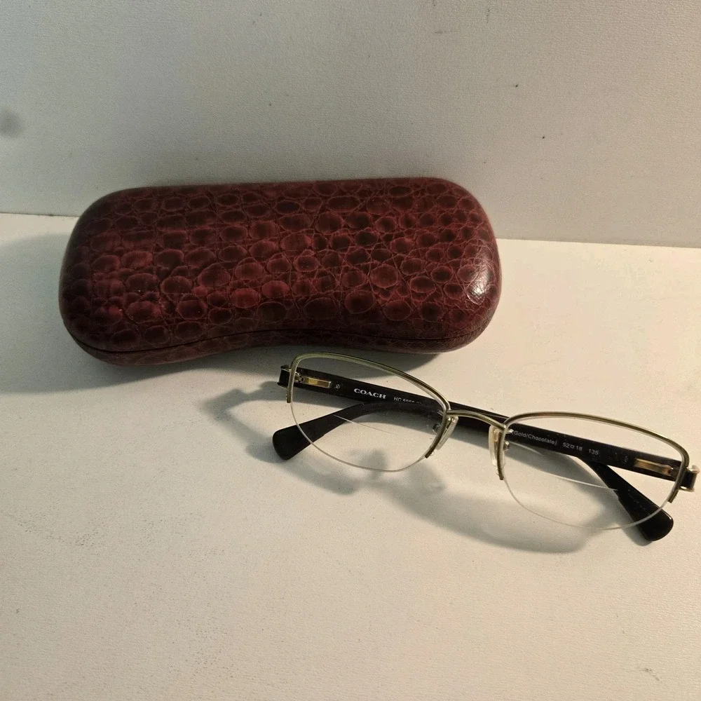Coach HC‎ 5059 (Kacey) Eyeglasses FRAME 9197 (Gold/Chocolate) 50-18-135 C8